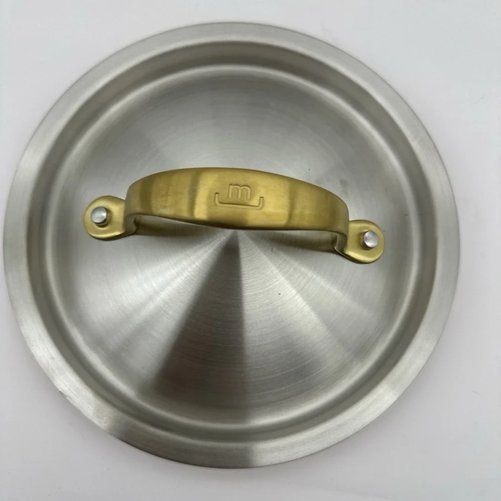 NEW Made In 2 Quart Stainless Steel Saucepan with Lid - 5 Ply All Stainless Clad